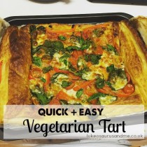 Vegetarian Tart Recipe by lukeosaurusandme.co.uk